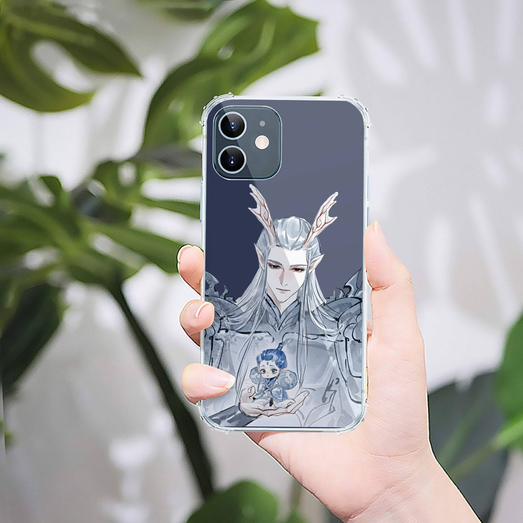 （画像用） Ne Zha 2 ナタ 魔童の大暴れ 【iPhone 12シリーズ対応】透明スマホケース（クリアソフトケース）